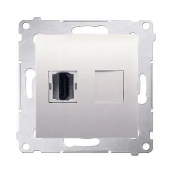 Elektrická zásuvka Anténní zásuvka nástěnná Simon 54 béžová