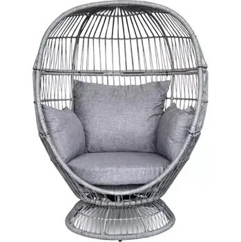 Zahradní otočná židle Cuddie šedá