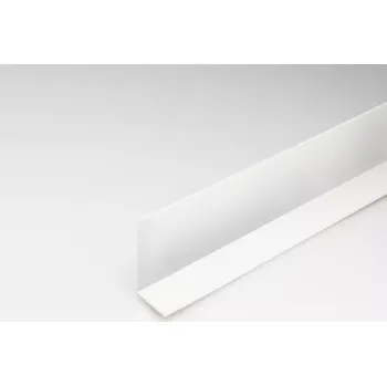 Stavební profil Rohový Profil PVC Bílý Satén 10x10x1000