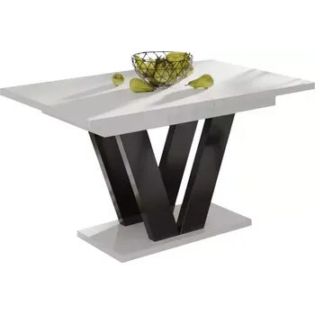 Jídelní set Stůl Lara 210 bílý lesk