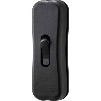 TRU COMPONENTS TC-9122132 šňůrový spínač 250 V/AC 2 A 1x vyp/zap černá s aretací 1 ks