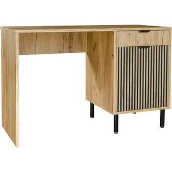 Kancelářská sestava Psací Stůl Namir dub craft zlatá