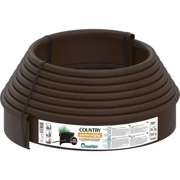 Zahradní obrubník Ohrazení Country hnědé 10 m