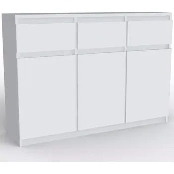 Kancelářská sestava Komoda Merg 3D3S bílá