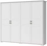 Skříň 4d Evergreen p4/eg ivory mat