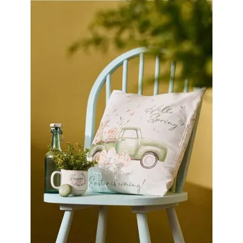 Povlak na polštářek Sinsay - Povlak na polštář s velikonočním motivem - zelená - 955FP-07X - 955FP-07X-ONE