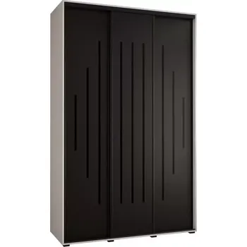 Předsíňová stěna Skříň 45 Canaris 12 150 bílá/černá/černá