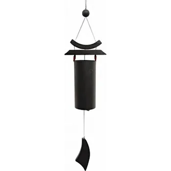 Zahradní dekorace Zvonkohra kovová černá Zen 58 cm délka cca 58 cm