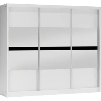 Kancelářská sestava Skříň Batumi 250 bílá/zrcadlo