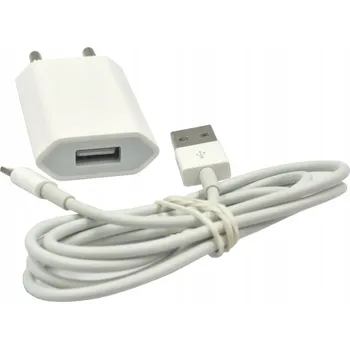Síťová nabíječka Apple Lightning, USB pro Apple 1 mA 5 V A1400 A2118 bílá