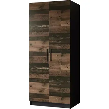 Ložnicová sestava Skříň Gold 2D černá/old style