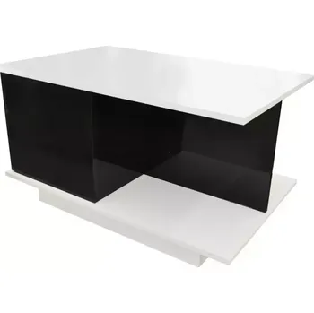 Konferenční stolek Konferenční Stolek Joy Černá/Bílý Lesk