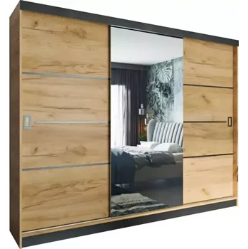 Kancelářská sestava Skříň Retro 4 200 Kraft Zlatý