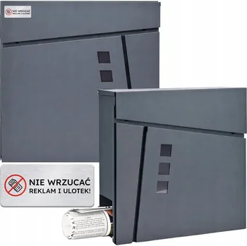 Poštovní schránka Poštovní schránka s novinami Printima šedá