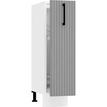 Kuchyňská skříňka Kate d20 cargo + kos šedá mat