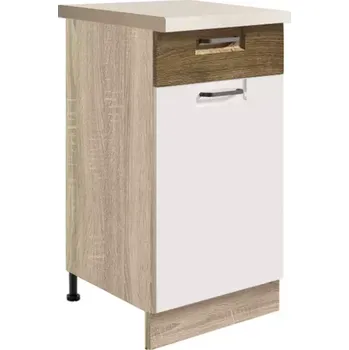 Kuchyňská skříňka Kuchyňská Skříňka Favorit 2D Sonoma/White/Ribbeck