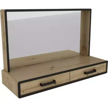 Toaletní stolek Toaletní stolek Capannoli dub artisan/černá