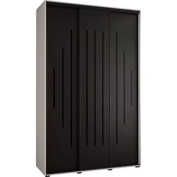 Předsíňová stěna Skříň 45 Canaris 12 170 bílá/černá/černá