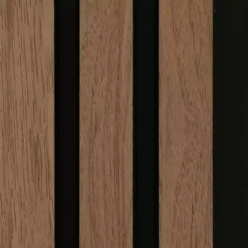 Obklad Lamelový panel MODERN LINE NORMAL Wallnut Black 12x122x2650mm