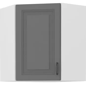 Kuchyňská Skříňka STILO DUSTGREY/BÍLÝ 60X60 GN-72 1F (45°)