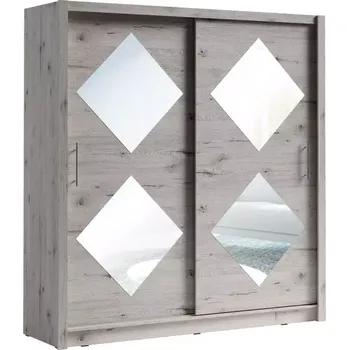 Šatní skříň Skříň Bora XI 205cm Dub Wellington