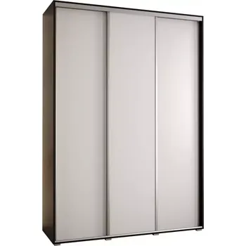 Předsíňová stěna Skříň 45 Canaris 1 180 černá/bílá/silver