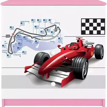 Dětský pokoj Dětská komoda Babydreams růžová - Formule