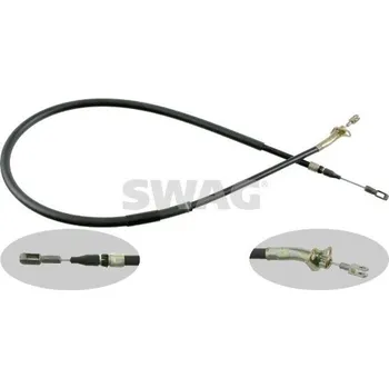 Lanko parkovací brzdy Lanovod parkovací brzdy SWAG 10 92 1263