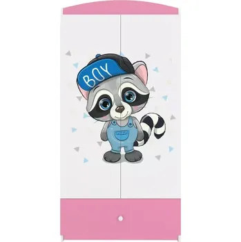 Ložnicová sestava Skříň Babydreams růžová - Mýval