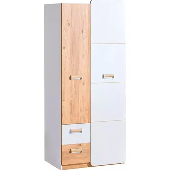 Předsíňová stěna Skříň Lorento 80cm Dub Nash/bila