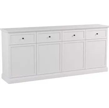 Kancelářská sestava Komoda Lucca K4D4S bílá opal