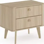 Noční stolek Viki E 2S dub barista