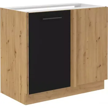 Kuchyňská skříňka Kuchyňská skříňka Modena 105nd 1f Bb černá/dub artisan