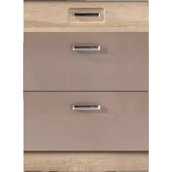 Kuchyňská skříňka Premio 10D dub sonoma/bílá/cappuccino