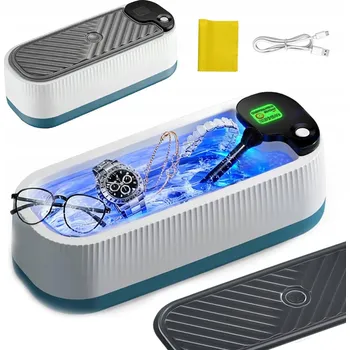 Ultrazvuková čistička Ultrazvuková čistička, 300ML ultrazvuková myčka pro domácnost