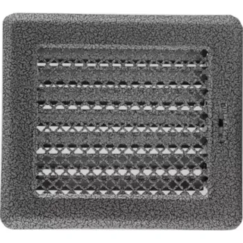 Větrací mřížka Krbová mřížka KZ2 antické stříbro 175x195