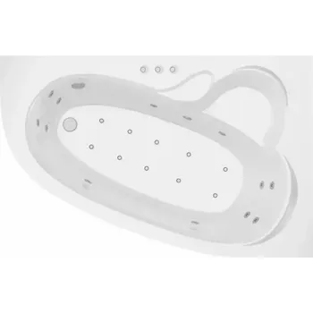 Vana Hydromasážní vana Madura 160/105 P 12DW+10DP ovládání pneumatické