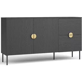 Kancelářská sestava Komoda Mond 2D 2SZ 03-B černá