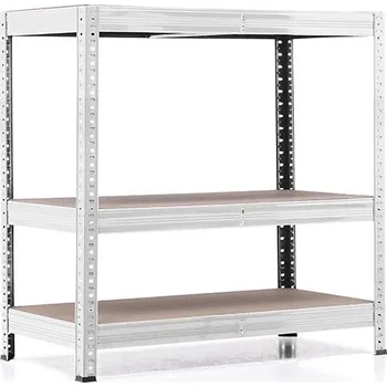 regál Policový regál Trestles RH 900x900x500, nosnost 1050 kg, 3 police Barva: pozink, Provedení police: dřevěná DTD 8 mm