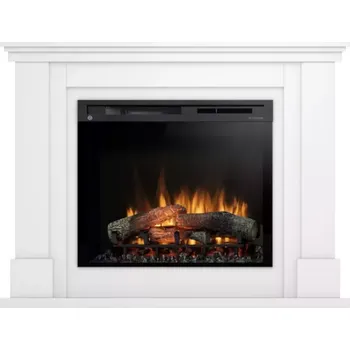 Elektrický krb Luena 28 bílá mat