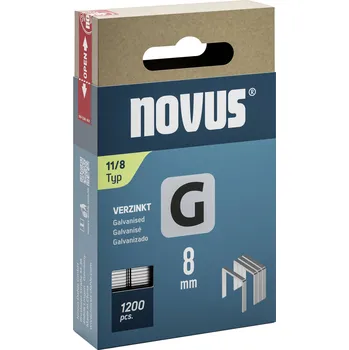 Spona do sešívačky Novus Tools 042-0796 svorky z plochého drátu Typ 11 1200 ks Rozměry (d x š) 8 mm x 10.6 mm
