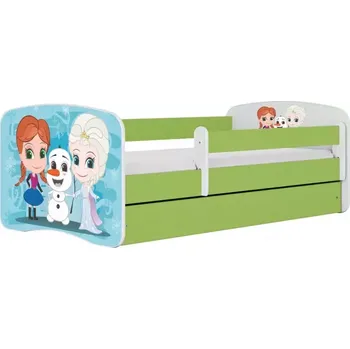 Ložnicová sestava Dětská postel Babydreams+SZ+M zelená 80x180 Země ledu