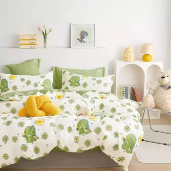 Povlečení Povlečení z bavlněného saténu ALBS-M0019B 140x200 cm Lasher