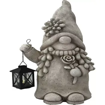 Zahradní dekorace Trpaslík s lucernou UA02-22020104