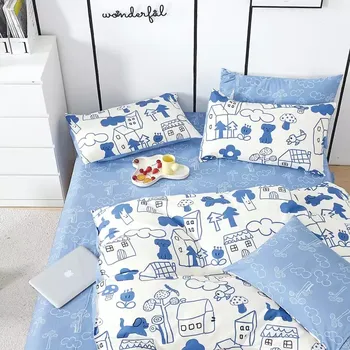 Povlečení Povlečení z bavlněného saténu ALBS-M0016B 140x200 Lasher