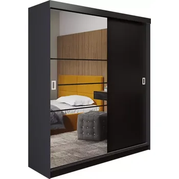 Kancelářská sestava Skříň Retro 138 6l Grafit / Přední Grafit