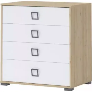 Dětský pokoj Komoda Kiki F4-BK/KI-15 beech/white