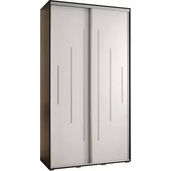 Předsíňová stěna Skříň 45 Canaris 12 140 černá/bílá/silver