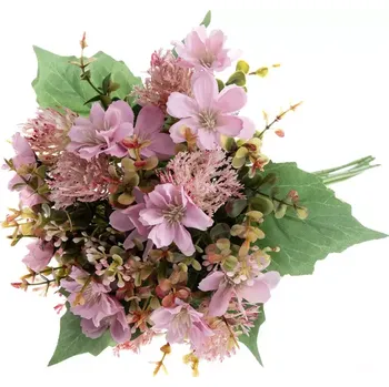 umělá květina Umělá kytice s eukalyptem 33cm