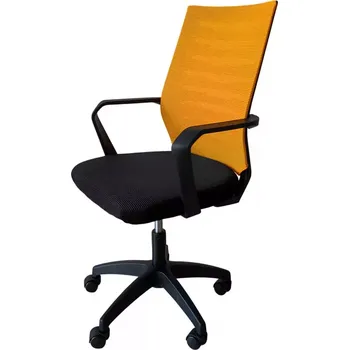Kancelářská sestava Kancelářská židle Juno 4794 oranžová/černá